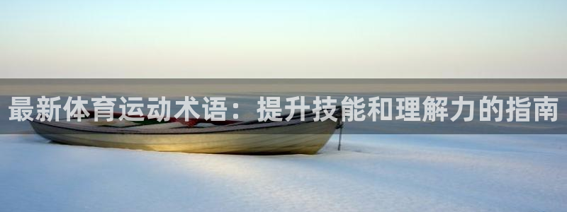 意昂3体育凯捷平台注册：最新体育运动术语：提升技能和理解力的指南