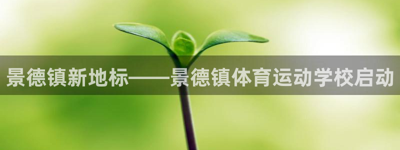 意昂3登录：景德镇新地标——景德镇体育运动学校启动